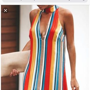 Pack A Punch Shimmer Keyhole Dress